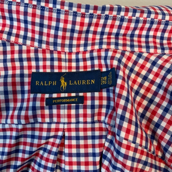 Ralph Lauren Men’s Big and Tall Performance Buttondown / Size 2XB - Picture 3 of 5